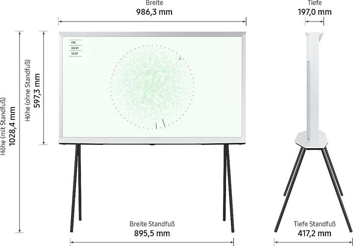 Produktbild Samsung The Serif QE43LS01D (43", LS01D, QLED, 4K, 2024)