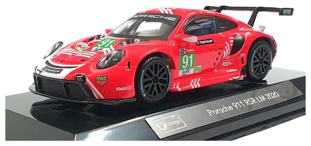Produktbild Bburago 18-38308 - RACING - PORSCHE 911 RSR LEMANS 2020 (#91) - 1:43