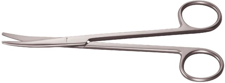 Actual product image Henry Schein Metzenbaum dissecting scissors curved 145 mm (14.50 cm)