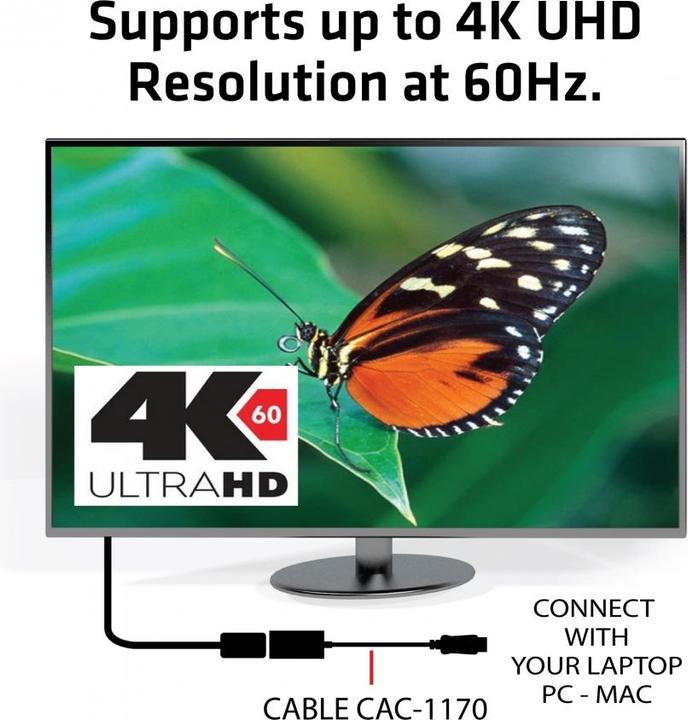 Produktbild Club 3D Mini DisplayPort zu (HDMI, 15 cm)