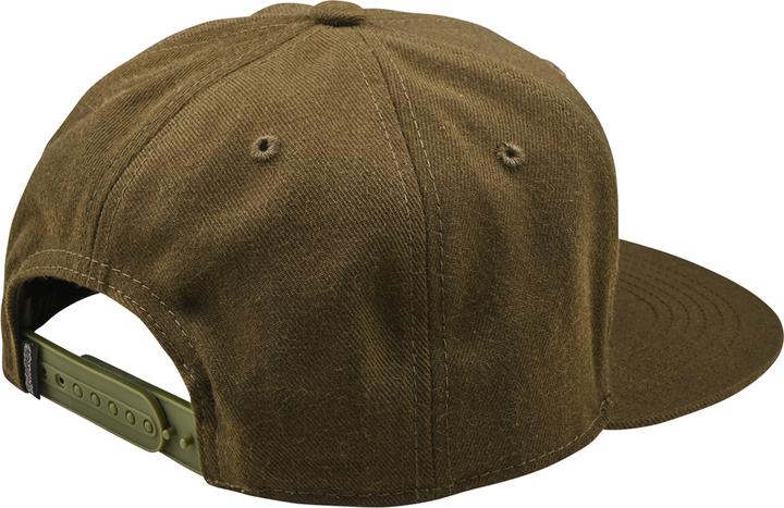 Image du produit Troy Lee Designs Flat Bill Snapback Cap, Scholar, olive, one size (Taille unique)