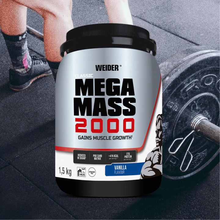 Image du produit Weider Mega Mass 2000 (Vanille, 1 pcs, 1697 g)