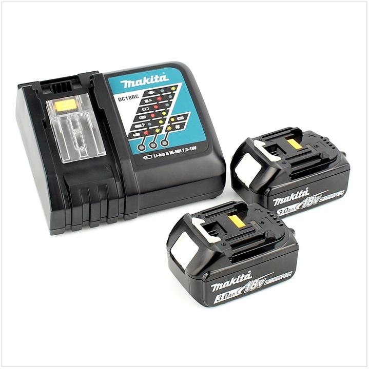 Produktbild Makita DHP 482 RFJ Akku Schlagbohrschrauber 18V 62Nm SDS Plus + 2x Akkus 3,0Ah + Ladegerät im Makpac (Akkubetrieb)