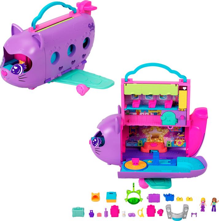 Actual product image Polly Pocket Kitty Plane