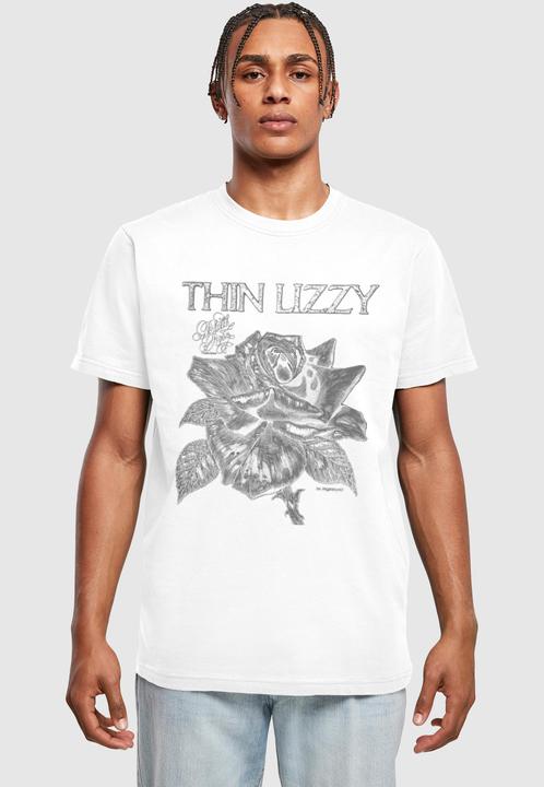 Immagine prodotto Merchcode Thin Lizzy - Maglietta TL Blackrose a girocollo - 177973 (M)