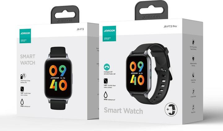 Actual product image Joyroom Fit-Life smartwatch dark gray (JR-FT3)