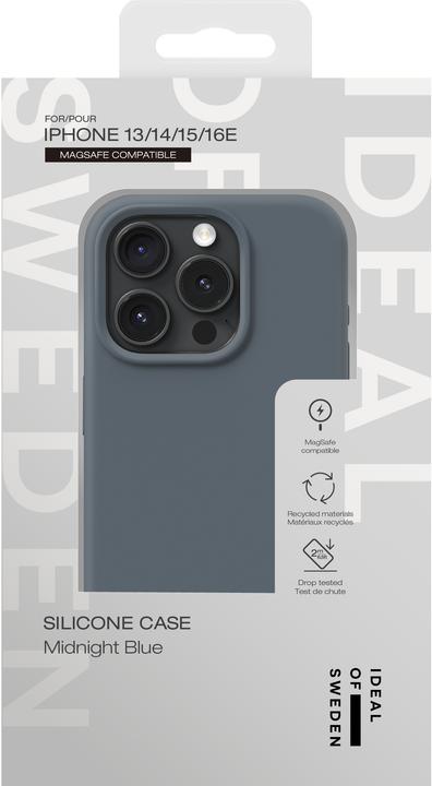 Actual product image iDeal Of Sweden Designer Magsafe Silicone-Cover Midnight Blue (Apple iPhone 13, Oppo A16e)
