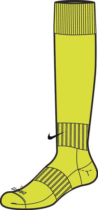 Produktbild Nike Erwachsene Classic II Cushion Fussballstutzen, Volt/Black, M/EU 38-42 (38 - 42)