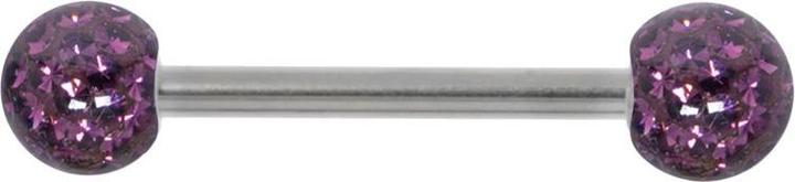 Bijouteria Zungenpiercing (Edelstahl, Zirkonia, Epoxiharz)