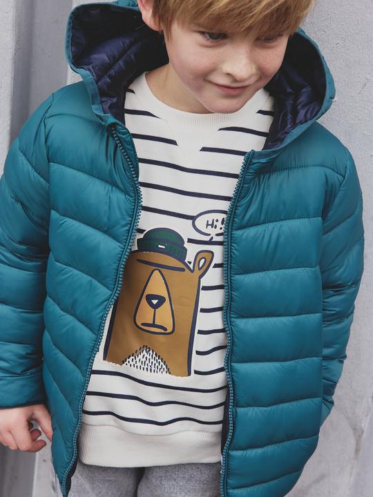 Immagine prodotto Vertbaudet Jungen Light-Steppjacke mit Kapuze und Recycling-Polyester (92)