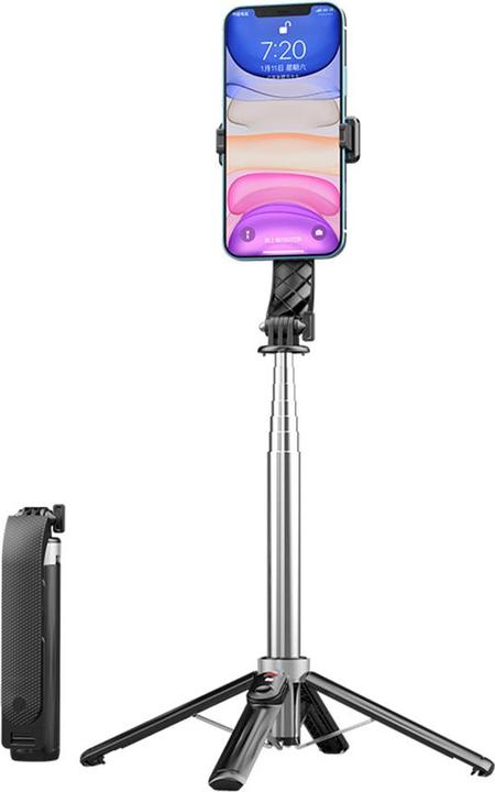 Image du produit xO selfie stick trépied Bluetooth SS11 noir 100cm