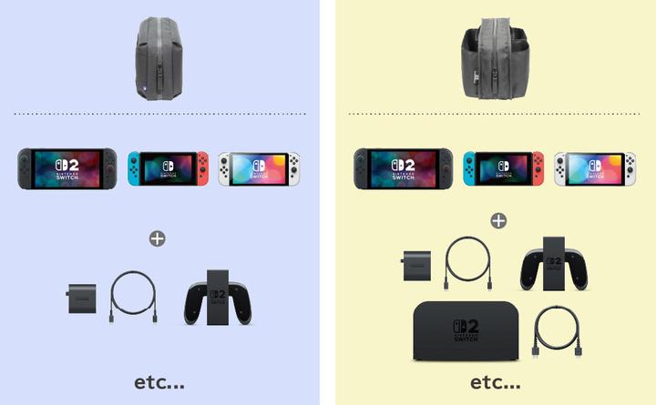 Image du produit HORI NSW2 Tasche Travel wendbar offiziell lizenziert (Switch 2)