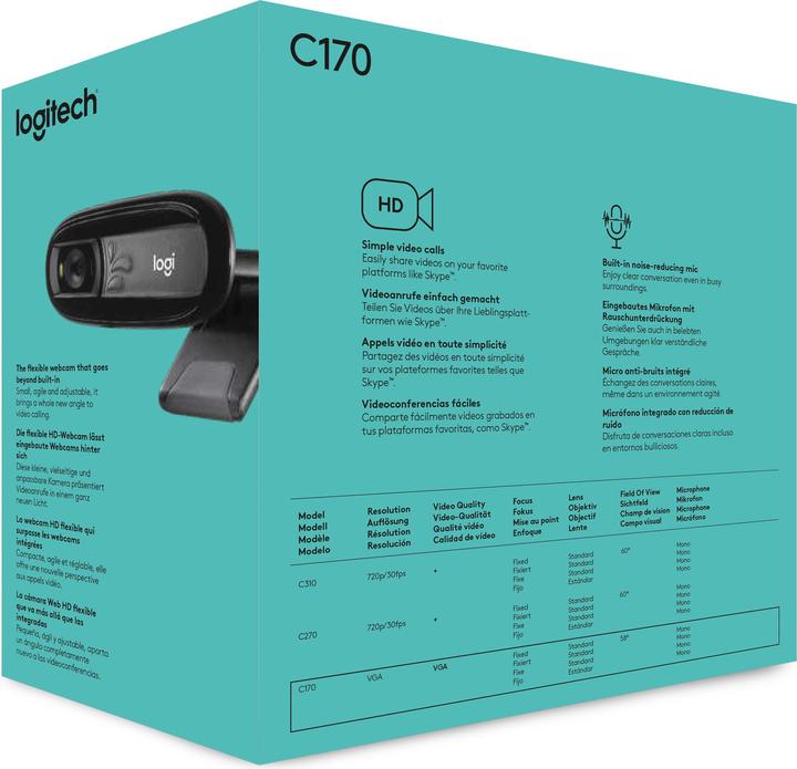 Produktbild Logitech C170 (0.80 Mpx)