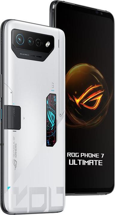 Produktbild ASUS ROG Phone 7 Ultimate (512 GB, Storm White, 6.78", Dual SIM, 50 Mpx, 5G)