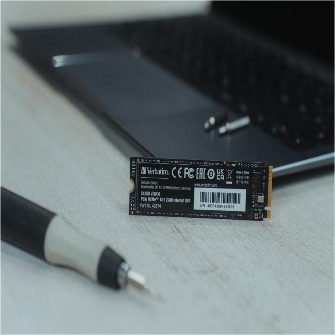 Productafbeelding Verbatim SSD Vi3000 PCIe NVMe M.2 (512 GB, M.2 2280)