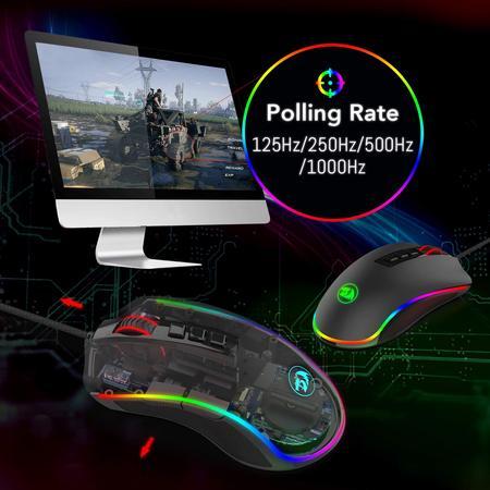 Produktbild Redragon M711 COBRA Maus rechts USB Typ-A Optisch 10000 DPI (Kabelgebunden)