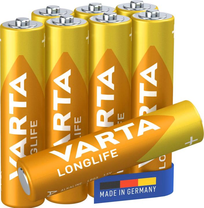 Produktbild Varta Longlife (8 Stk., AAA, 1200 mAh)