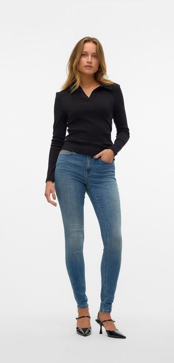 Actual product image Vero Moda VMFLASH Mid Rise Skinny Fit Jeans Skinny Jeans (XS)