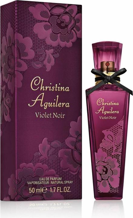 Christina Aguilera violet noir