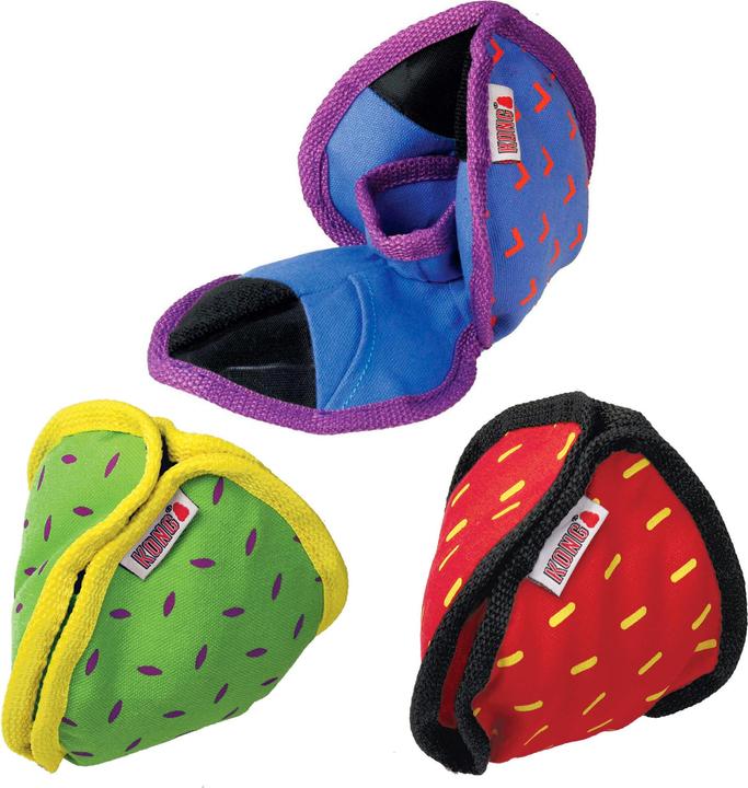 KONG Giocattolo per cani Ballistic Hide 'n Treat assortito (Giocattolo di attività per cani, Reperimento)