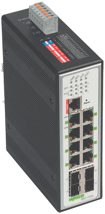Image du produit Wago Commutateur industriel géré (12 Ports)