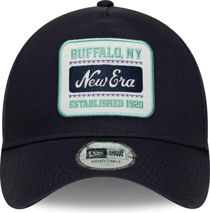 Image du produit New Era A-Frame Trucker Cap - Retro Patch Washed Navy (Taille unique)