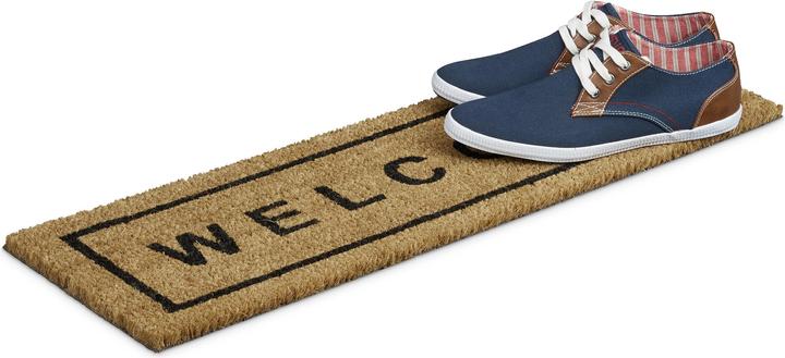 Produktbild Relaxdays Fussmatte Kokos (25 x 75 x 1.35 cm)