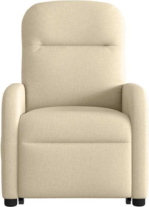 Actual product image VidaXL Electric massage chair with stand-up aid cream fabric