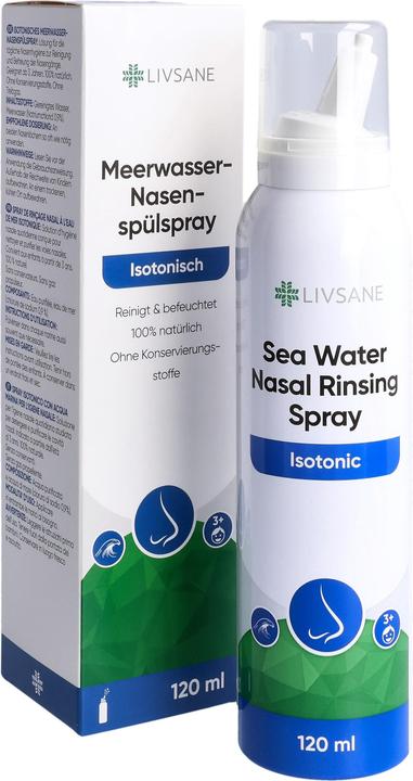 Produktbild Livsane Meerwass Nasenspuelsp isot 120ml (1 Stück)