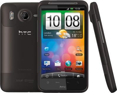 Produktbild HTC Desire HD - Braun/Schwarz - Multilingual (1.50 GB, 4.30", 8 Mpx, 3G)