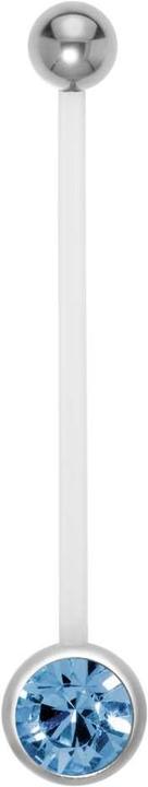 Bijouteria Schwangerschaftspiercing (Edelstahl, Bioplast, Kristall)