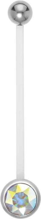 Bijouteria Schwangerschaftspiercing (Edelstahl, Bioplast, Kristall)