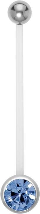 Bijouteria Schwangerschaftspiercing (Edelstahl, Bioplast, Kristall)