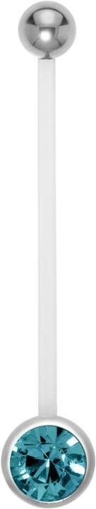 Bijouteria Schwangerschaftspiercing (Edelstahl, Bioplast, Kristall)