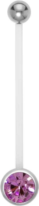 Bijouteria Schwangerschaftspiercing (Edelstahl, Bioplast, Kristall)