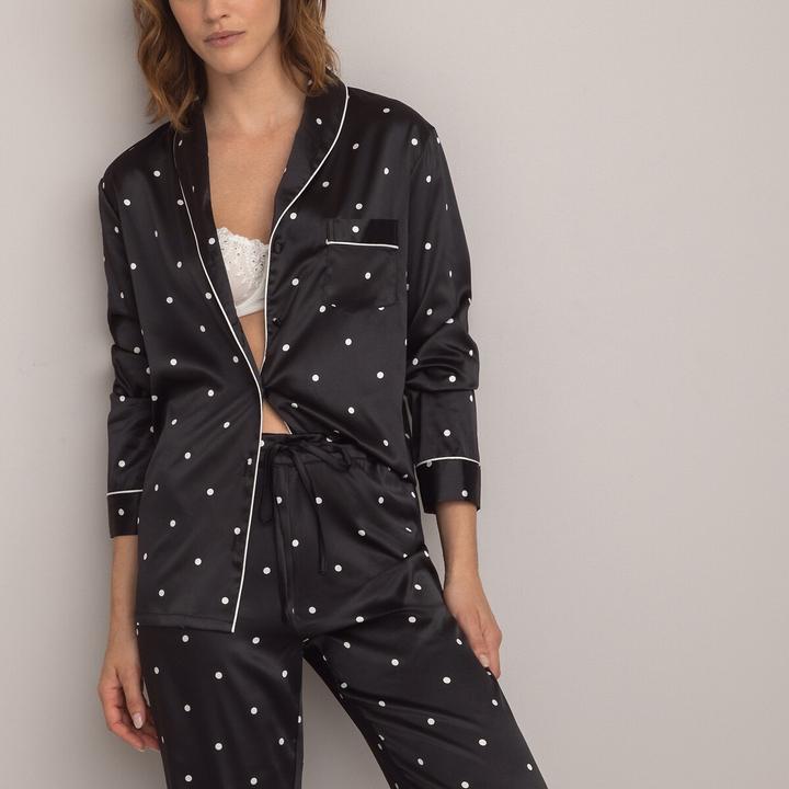 Image du produit La Redoute Collections Pyjama en satin (40)