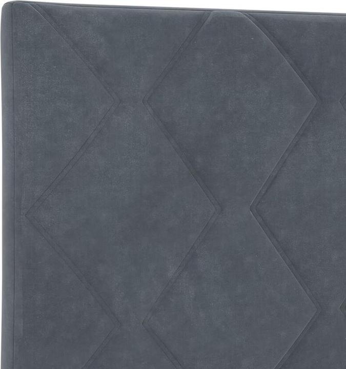Produktbild VidaXL Kopfteil Diamantblock-Design Dunkelgrau 140 cm Velours (40 x 7 cm)