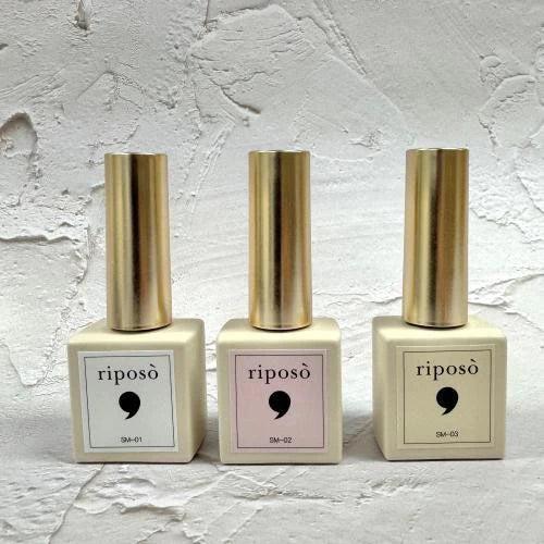 Riposo White Matte Syrup Gel (Transparent, Gel-Effekt Nagellack)