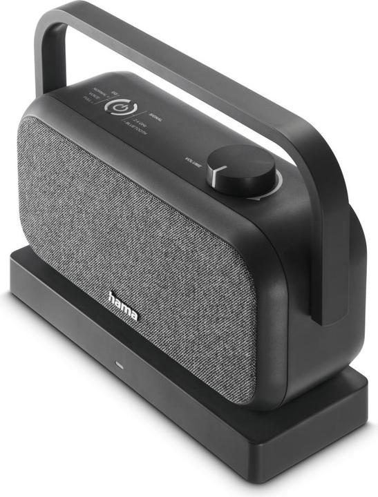 Hama Lautsprecher für Fernseher, 2,4-GHz-Station + Bluetooth®, tragbar, stereo (18 h, Stromversorgung über USB)