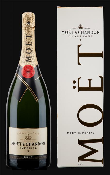 Moët & Chandon Magnum Brut Imperial Champagne mit Etui (1 x 150 cl)