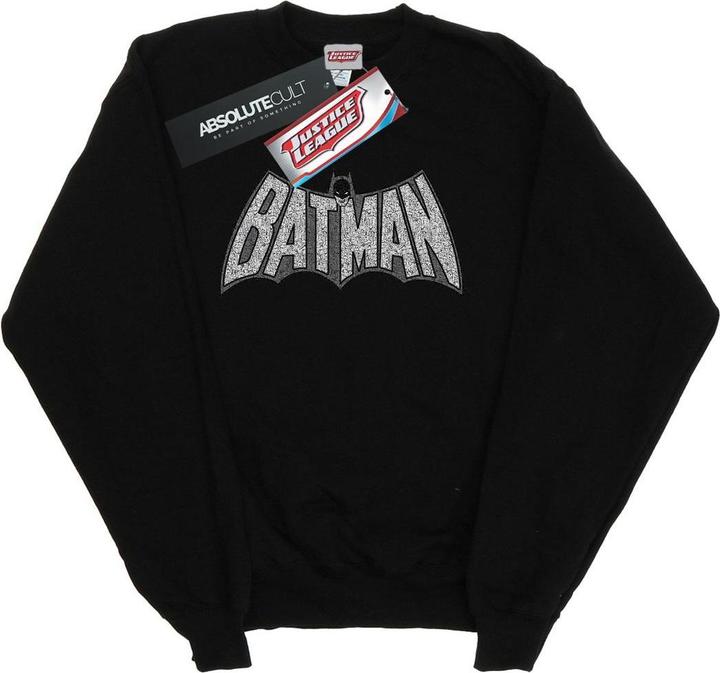 Batman Retro Crackle Logo Sweatshirt Jungen