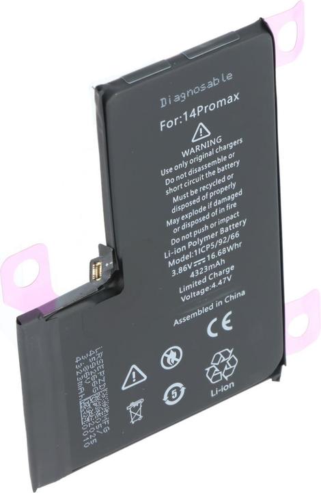 Produktbild AccuCell Akku Apple iPhone 14 Pro Max, A2830