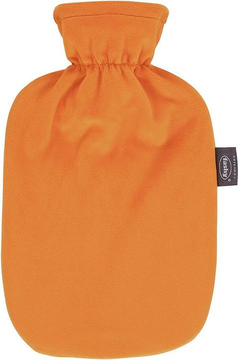 Fashy Wärmflasche 2l Flauschbezug orange (2 l)
