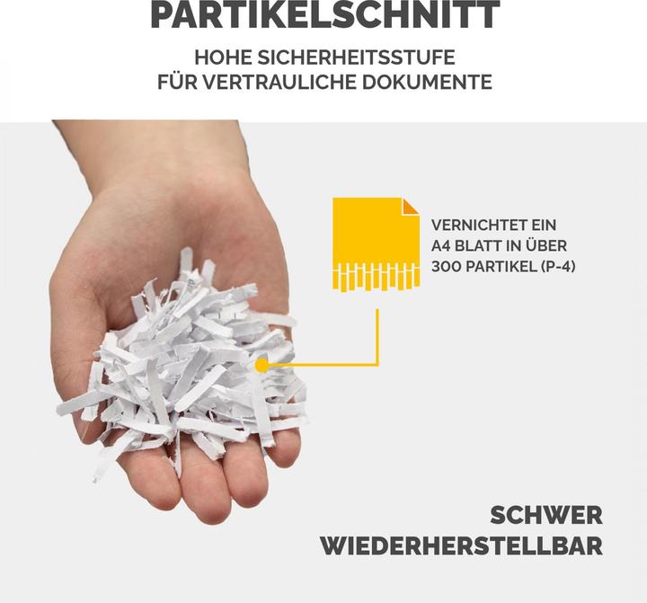 Actual product image Fellowes Powershred LX45 P-4 document shredder, 8 pages (Particle cut)