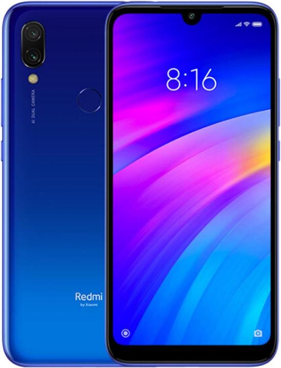 Xiaomi Redmi 7 (32 GB, Comet Blue, 6.26", Hybrid Dual SIM, 4G)