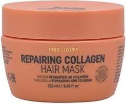 Image du produit Rich Masque capillaire réparateur au collagène de Pure Luxury pour cheveux secs et abîmés 8.45oz