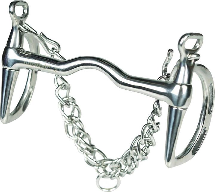 Actual product image Lorina Uttoxeter slotted Kimblewick bit