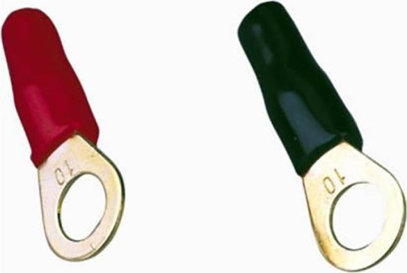 Actual product image Goldline Ring eyelets 20 mm 6.4 mm 1 x red / 1 x black