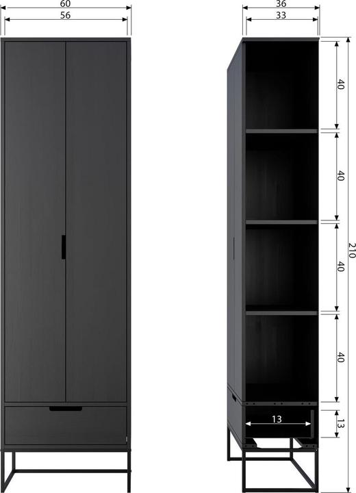 Produktbild Woood Silas (210 x 60 x 36 cm)