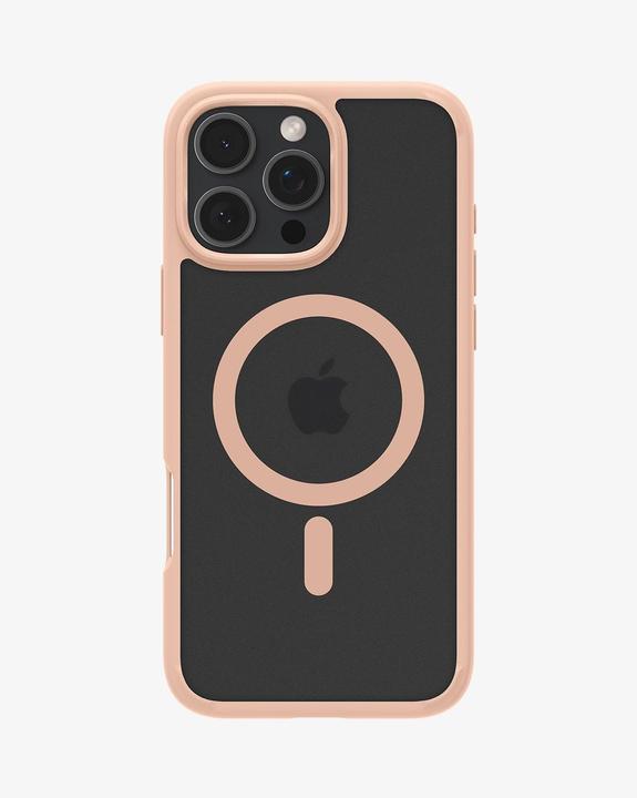 Immagine prodotto Spigen Cover posteriore ultra ibrida in TPU rosa/trasparente magnetica per Apple iPhone 16 Pro (Apple iPhone 16 Pro)